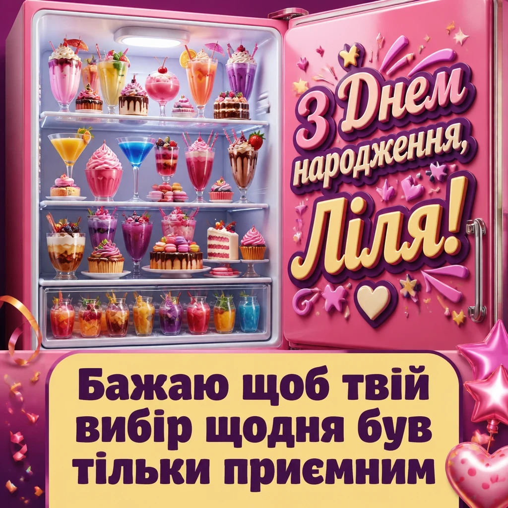 з днем народження ліля