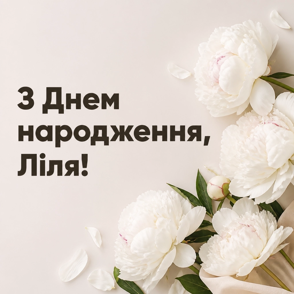 з днем народження ліля