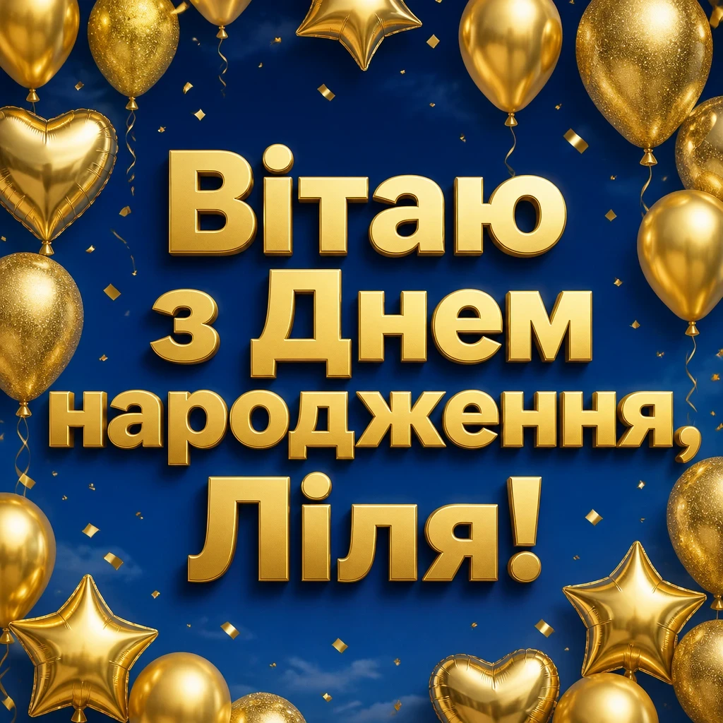 з днем народження ліля