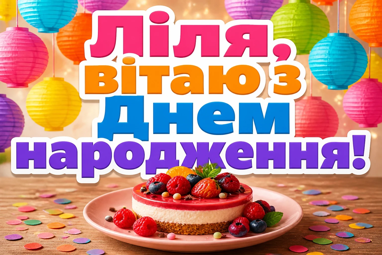з днем народження ліля