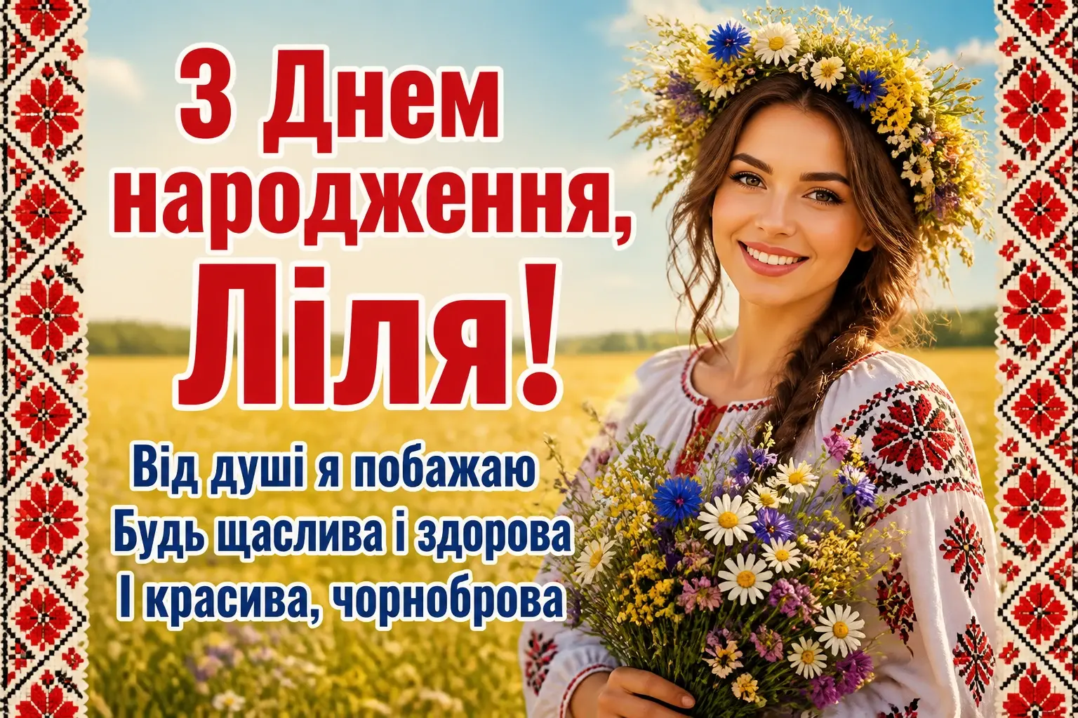 з днем народження ліля