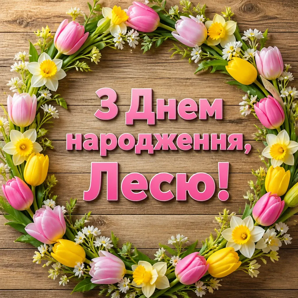 з днем народження леся