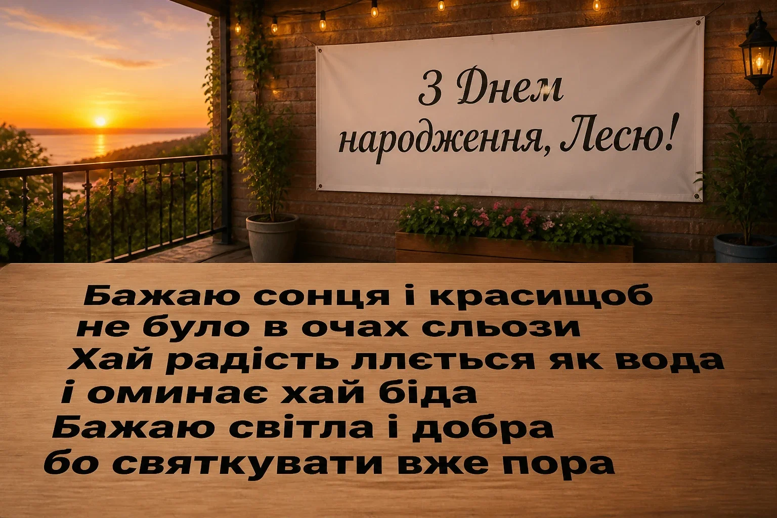 з днем народження леся