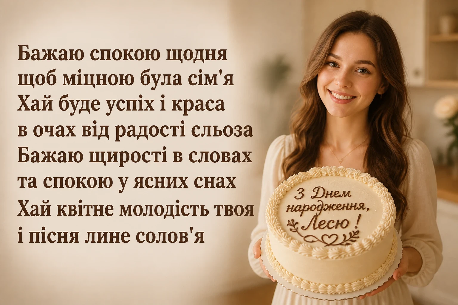 з днем народження леся