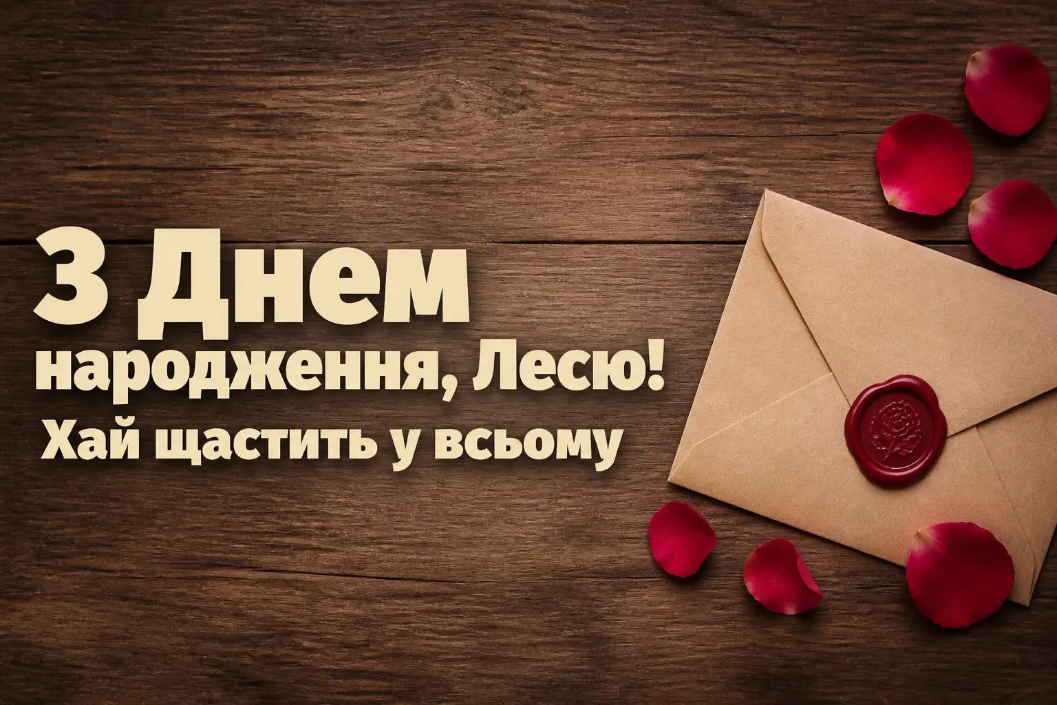 з днем народження леся