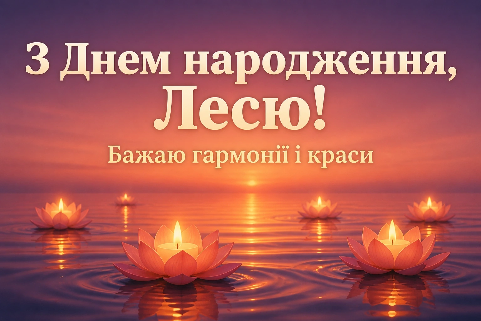 з днем народження леся