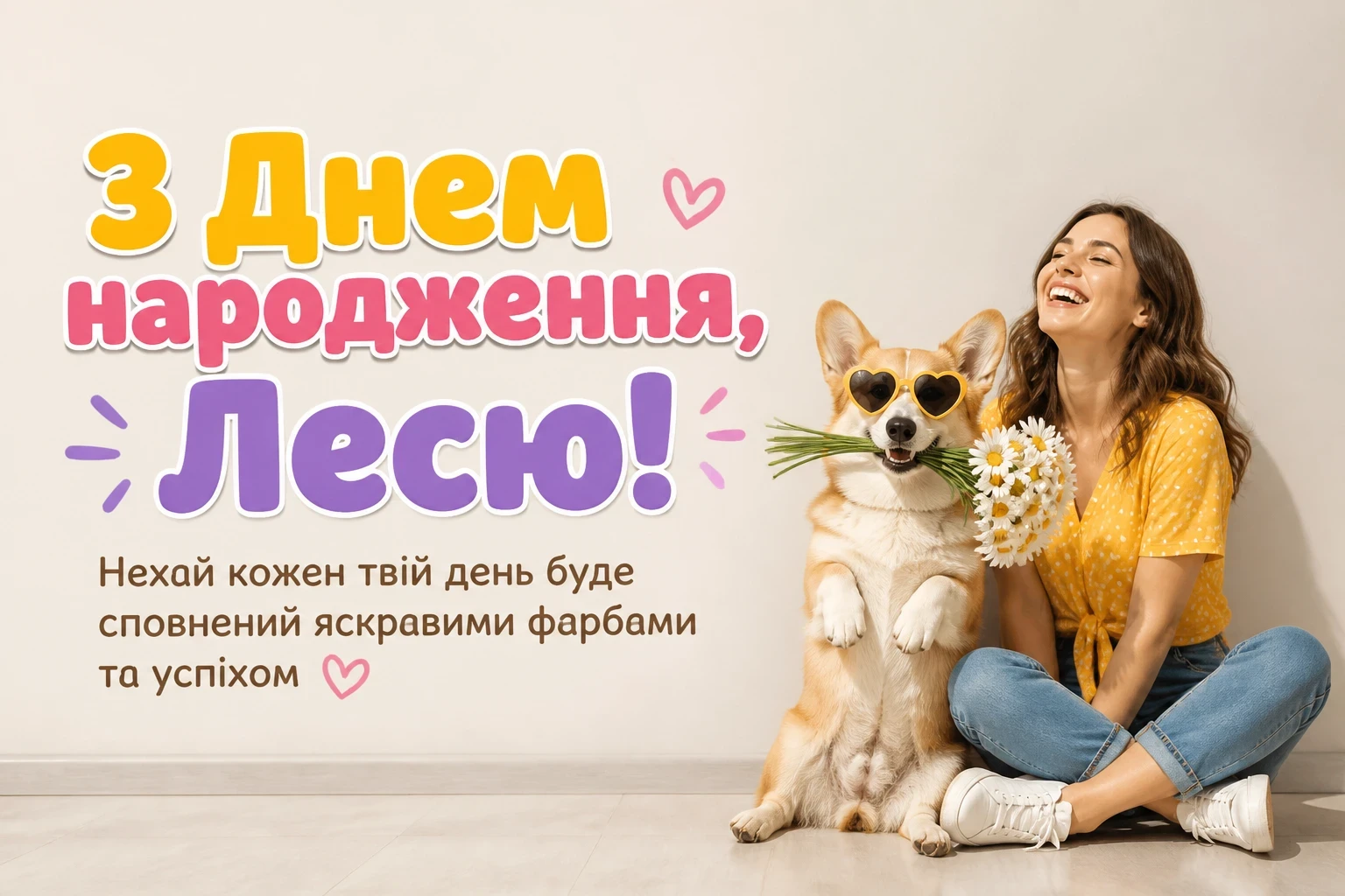 з днем народження леся