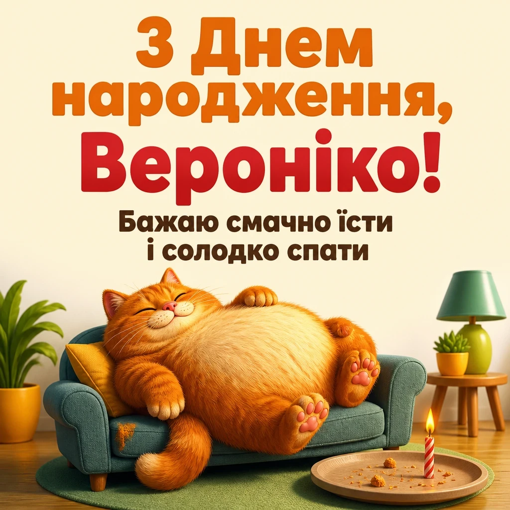 з днем народження вероніка