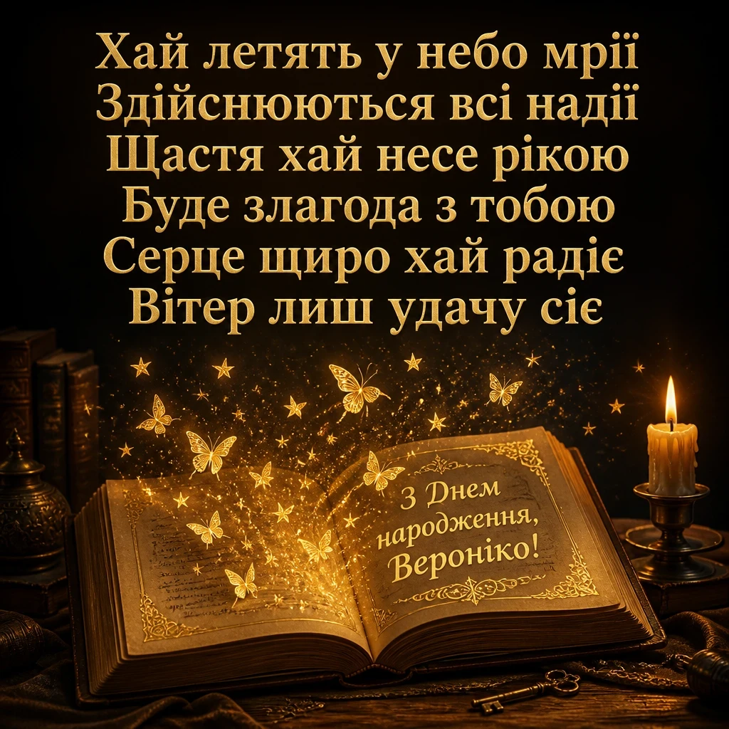 з днем народження вероніка