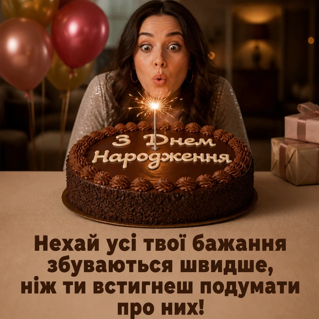 нові привітання з днем народження жінці своїми словами