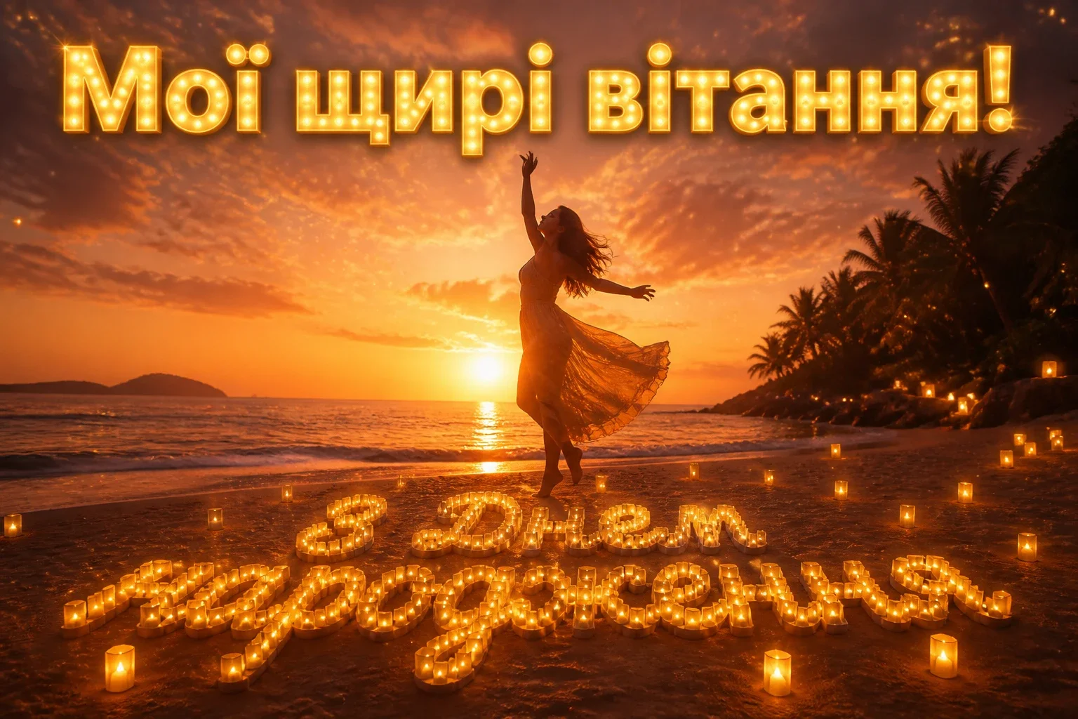 нові привітання з днем народження жінці своїми словами