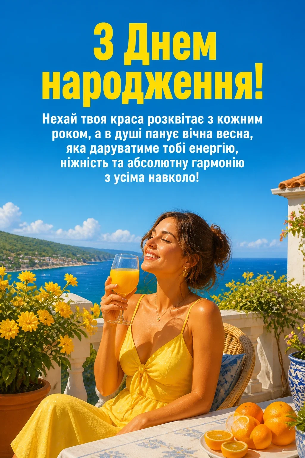 нові привітання з днем народження жінці своїми словами