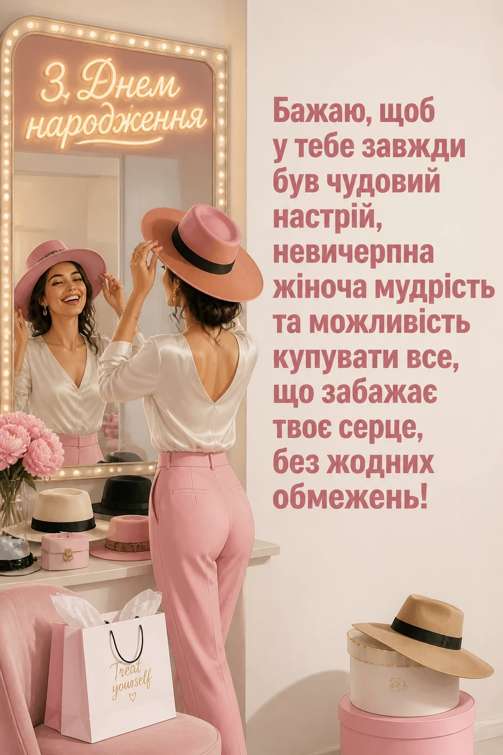 нові привітання з днем народження жінці своїми словами