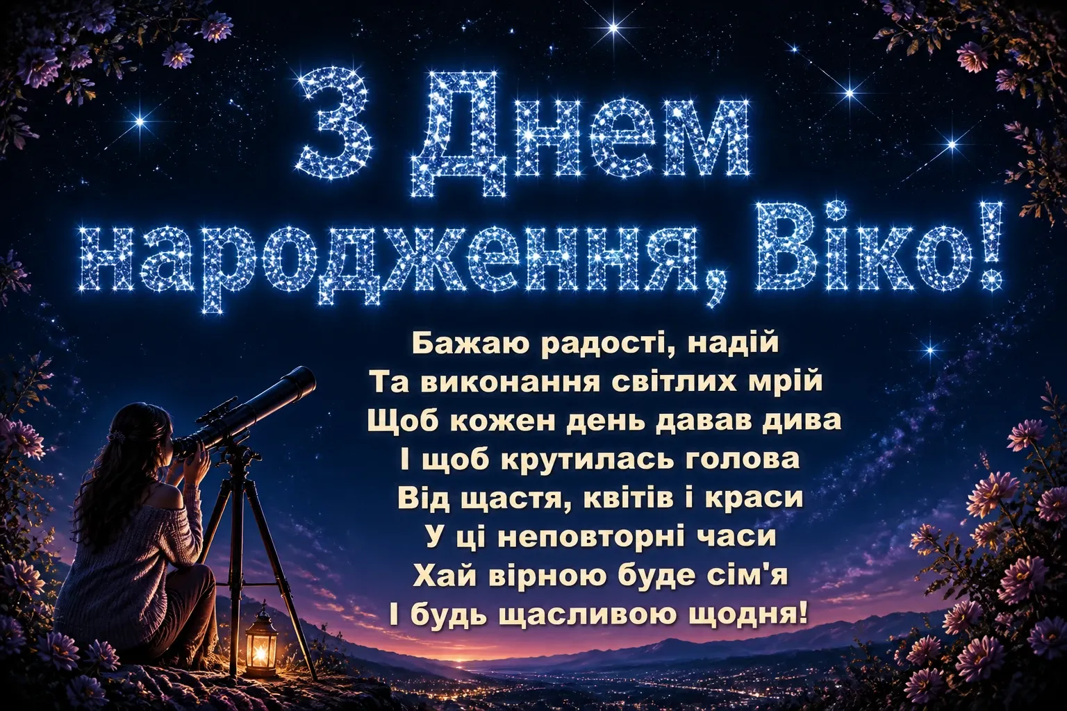 з днем народження віка