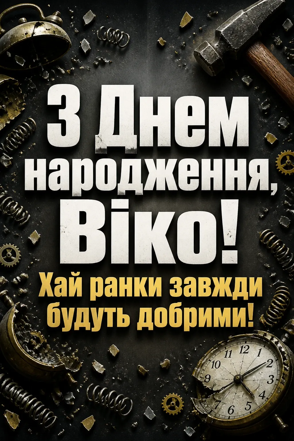 з днем народження віка