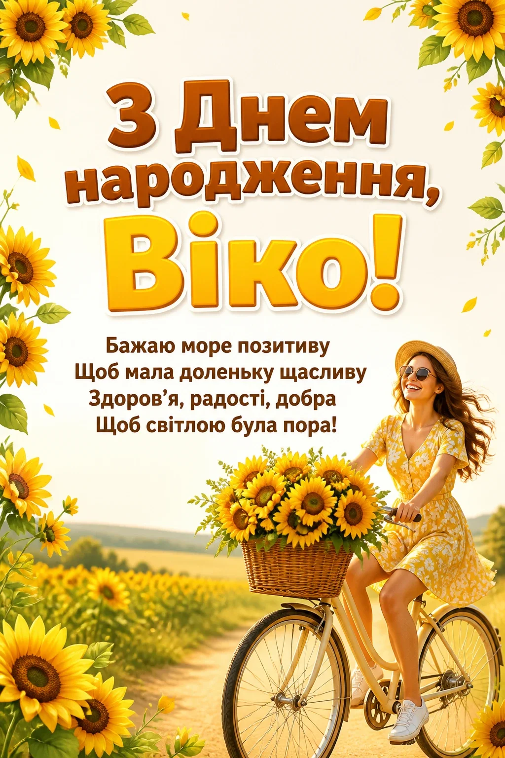 з днем народження віка