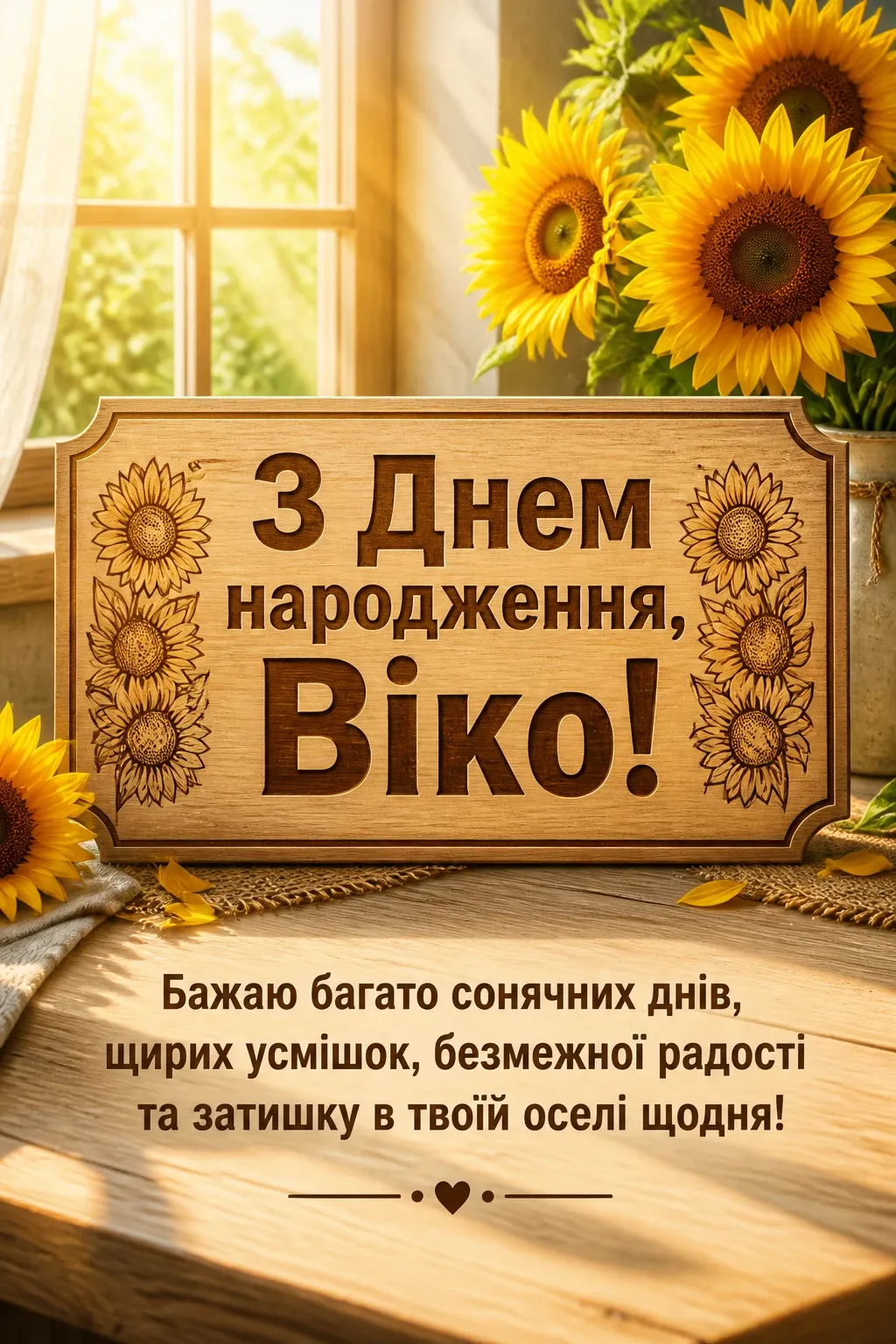 з днем народження віка