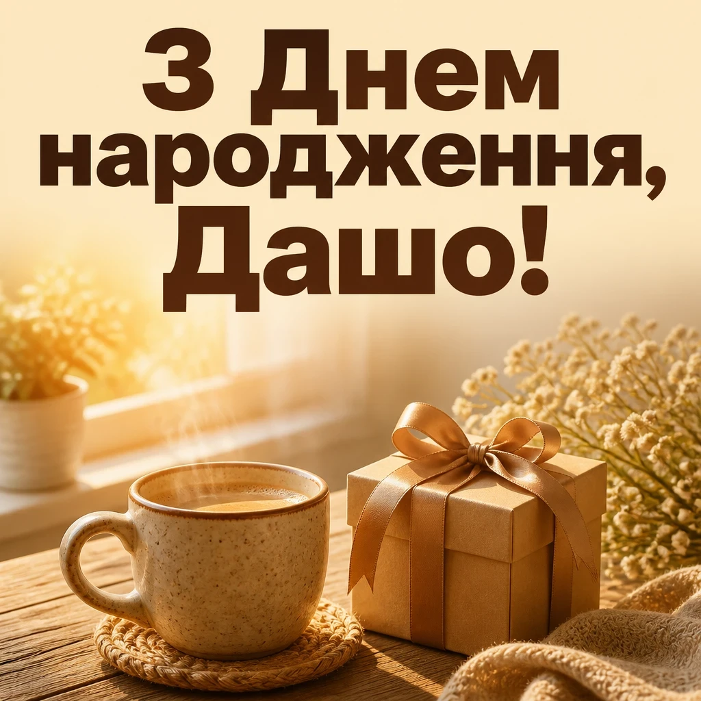 з днем народження даша