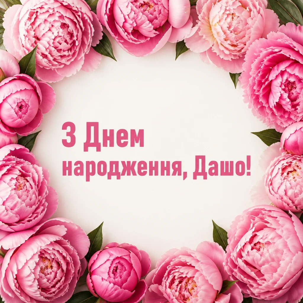 з днем народження даша