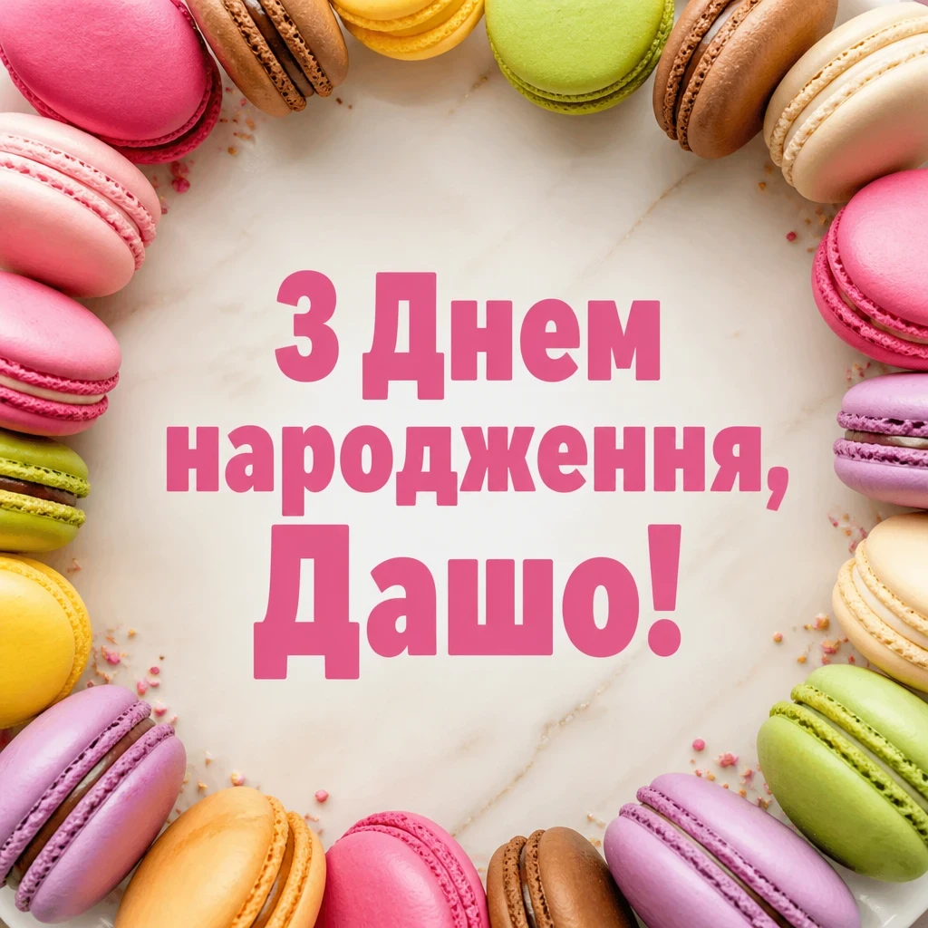 з днем народження даша