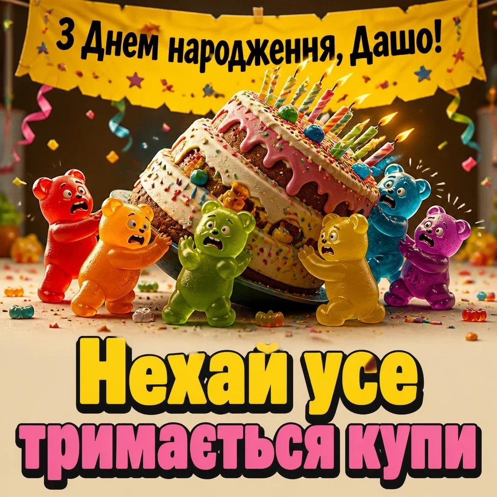 з днем народження даша