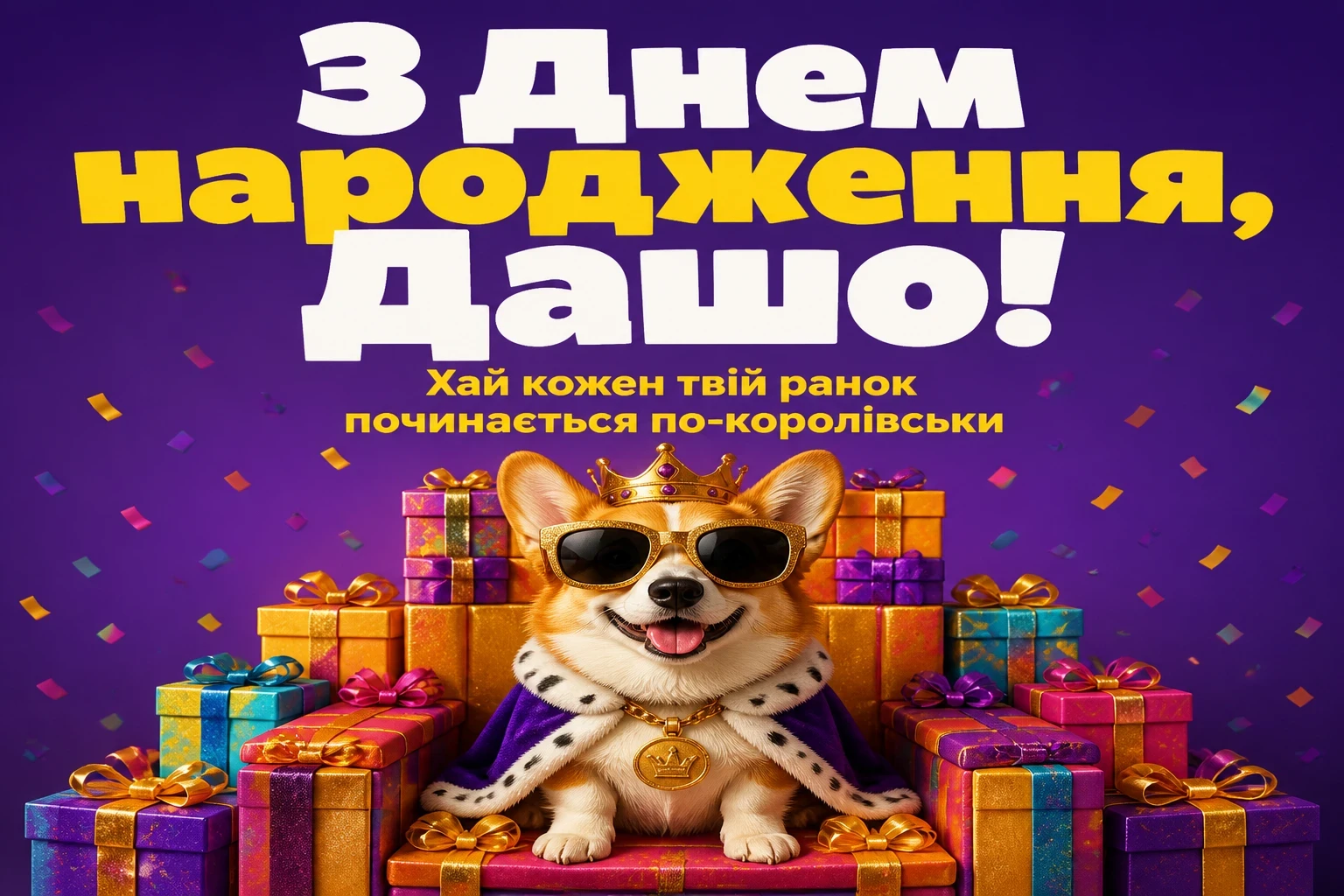 з днем народження даша