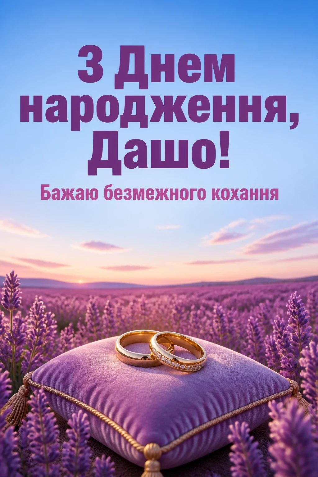 з днем народження даша