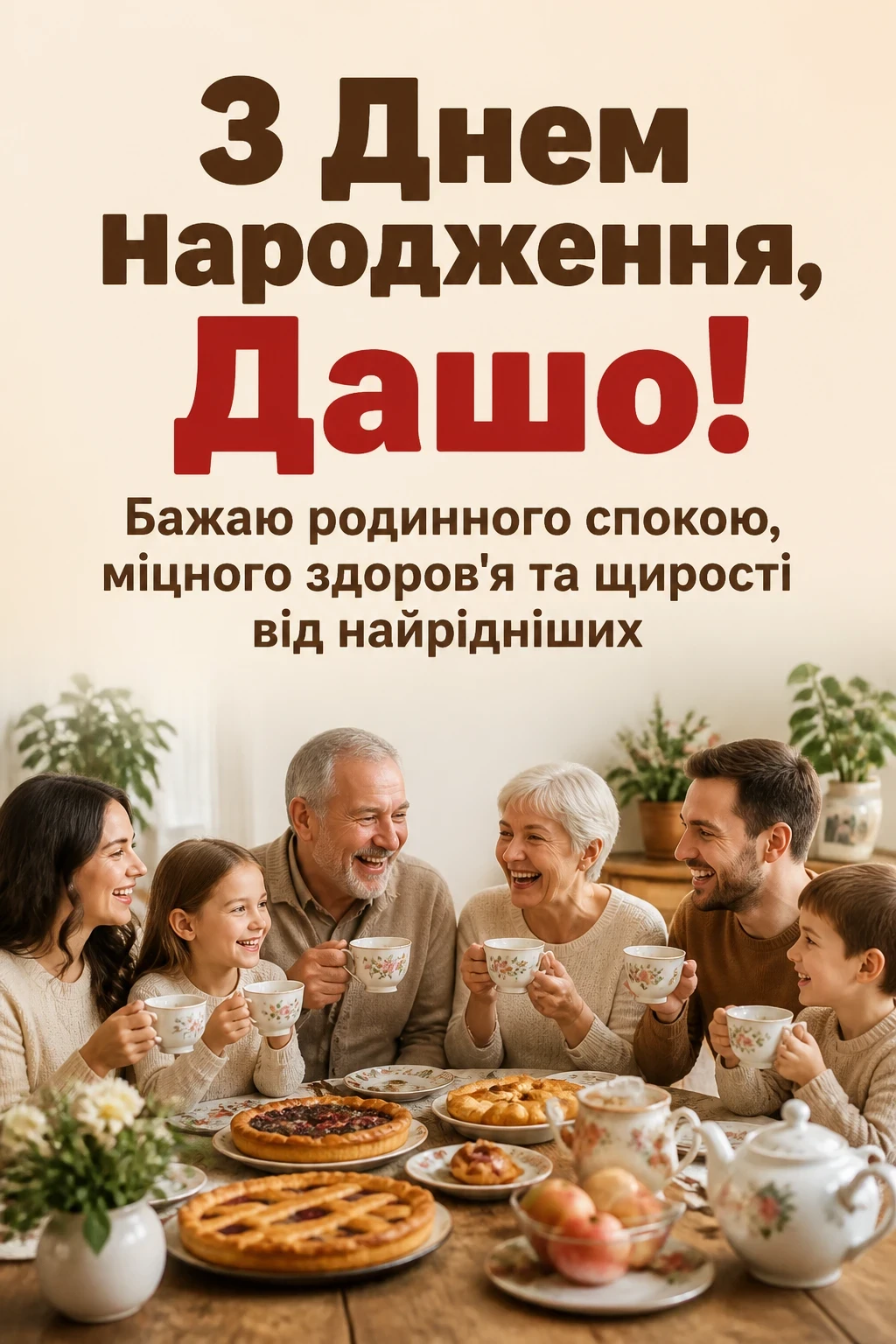 з днем народження даша