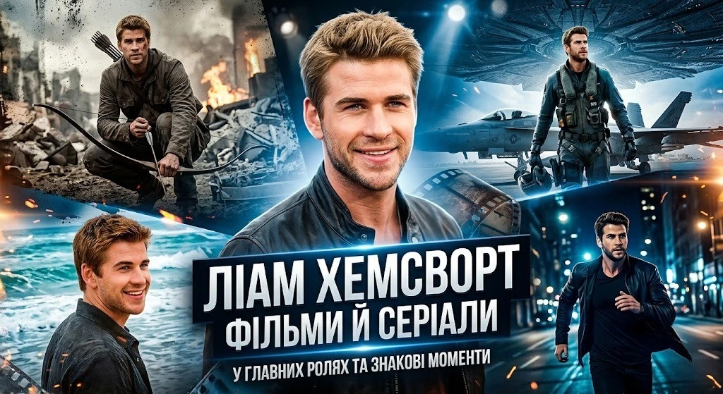 Найкращі фільми й серіали за участю Ліама Гемсворта
